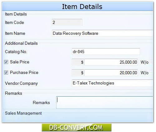 software screenshot