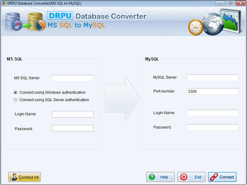 Database converter software converts MSSQL records into MySQL database server
