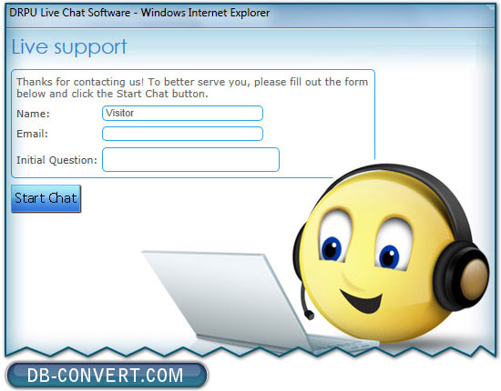 Live chat software