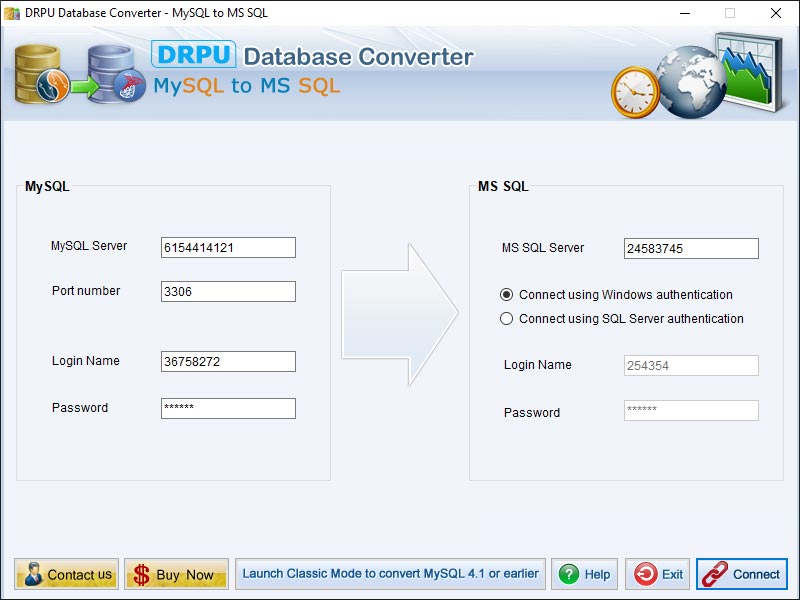 Convert MySQL MSSQL Windows 11 download